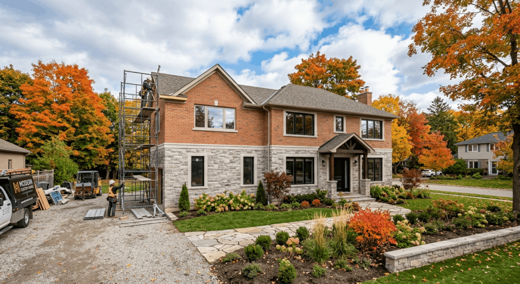 Custom two-storey home addition completed in Ontario, Canada — 2026