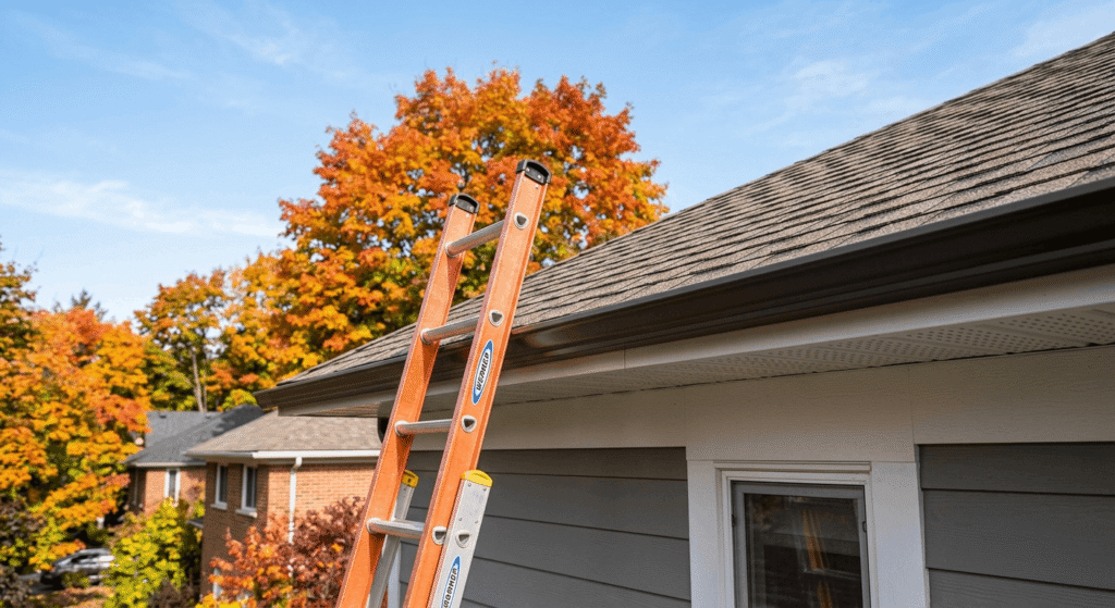 roof maintenance and draft-sealing as small home improvements before winter