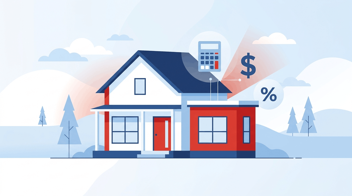 Illustration representing the new home HST rebate calculator for Ontario homebuyers