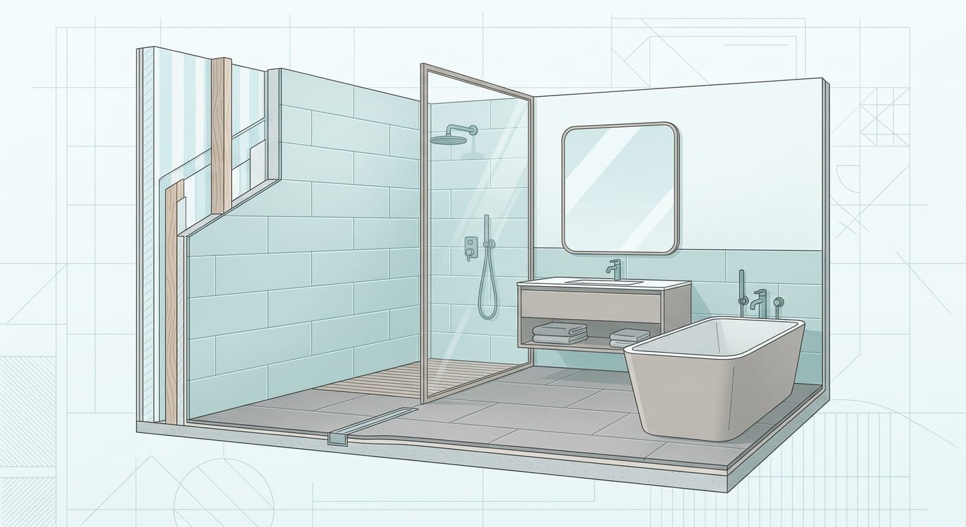 Bathroom renovation planning and process overview in Hamilton