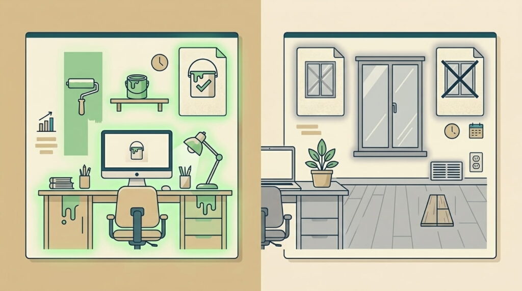 Claimable versus non-claimable home office expenses under CRA rules