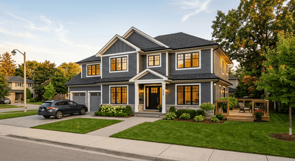 Exterior renovation ideas to boost home value including paint, roofing, and curb appeal upgrades