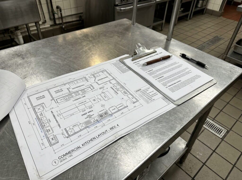 Health and safety compliance review during a restaurant renovation in Canada