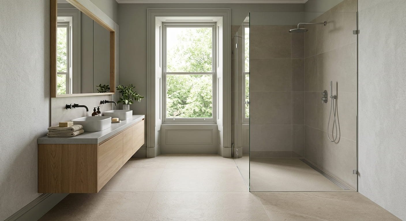 Bathroom renovation cost in Hamilton for a finished modern bathroom
