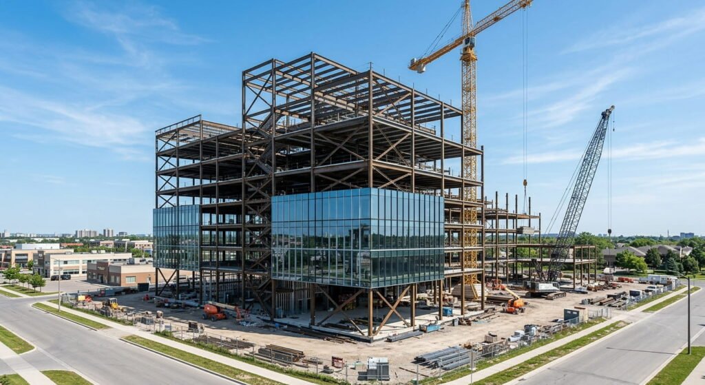 Commercial design-build construction project in Ontario