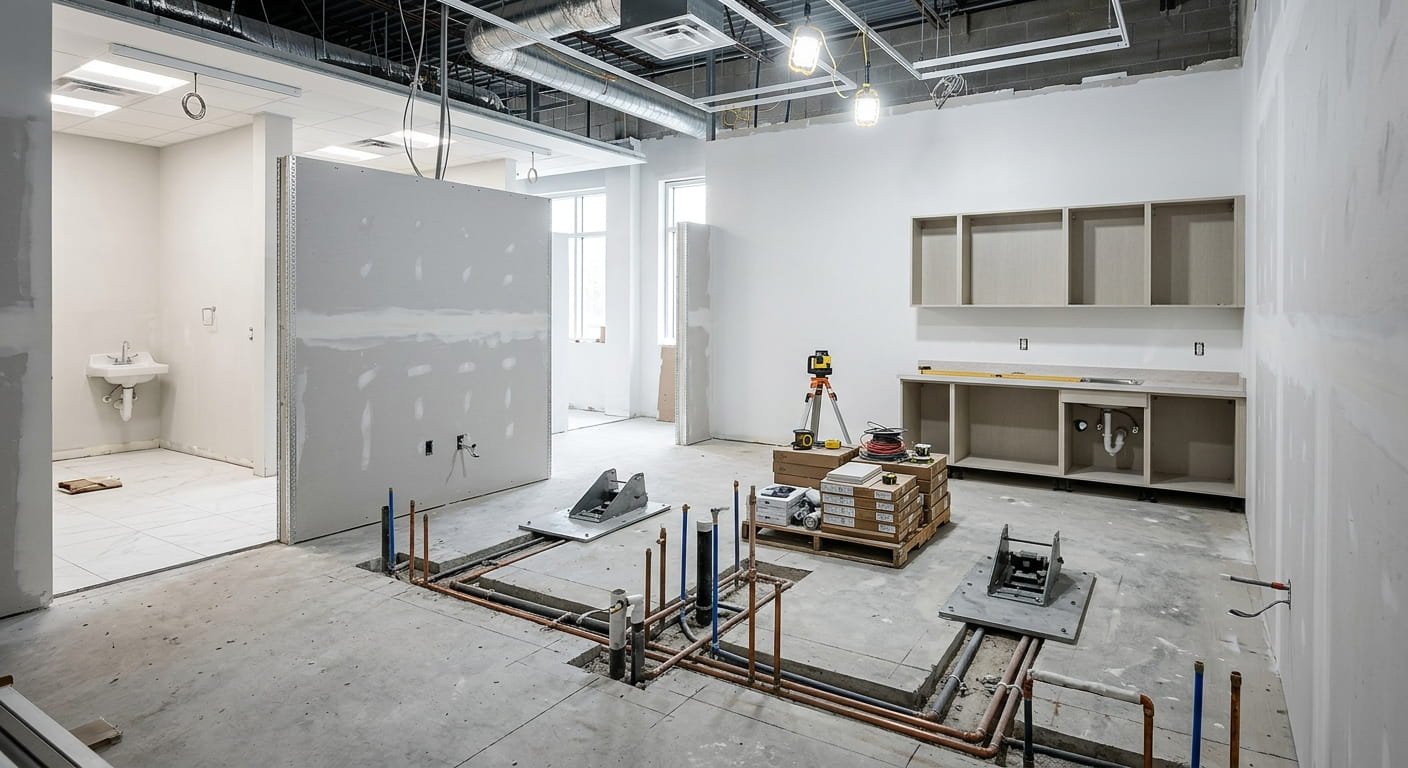 Dental office renovation construction in Ontario