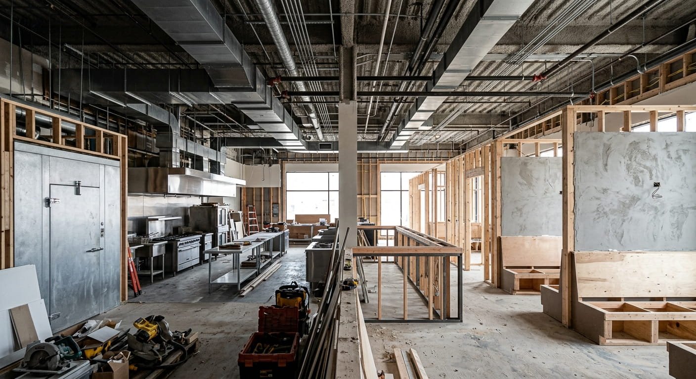Restaurant construction and build-out in Ontario