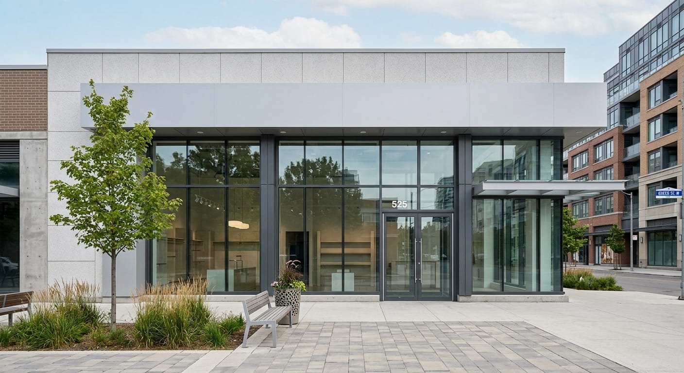 Retail store construction and storefront design in Ontario