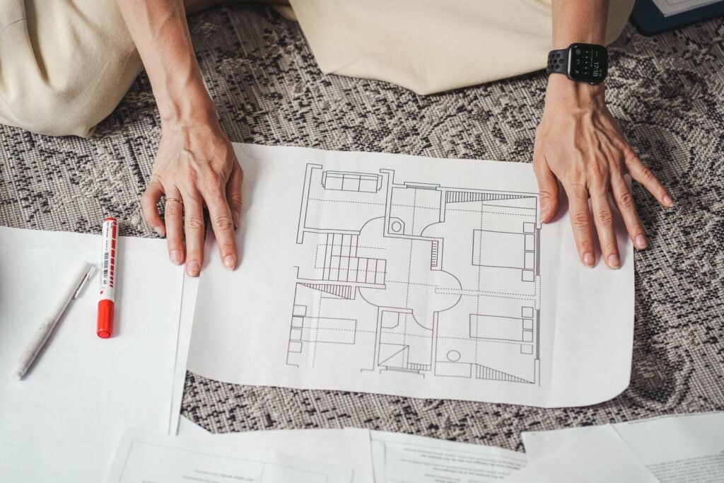 House floor plan drawings prepared for a Mississauga building permit application